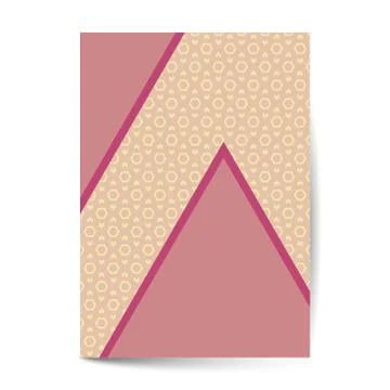 Luxury cover page with pattern design for flyer, magazines, , book cover, ban Illustrazione stock