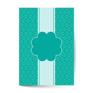 Luxury cover page with pattern design for flyer, magazines, , book cover, ban Stock Illustration