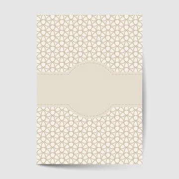 Luxury cover page with pattern design for flyer, magazines, , book cover, ban Illustrazione stock