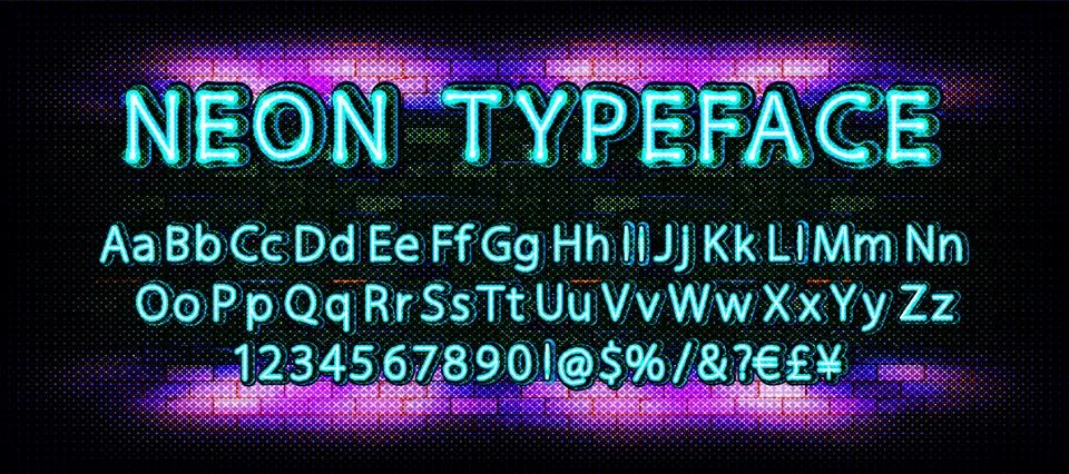 Luxury cyborg 3d editable vector text effect. Illustrazione stock