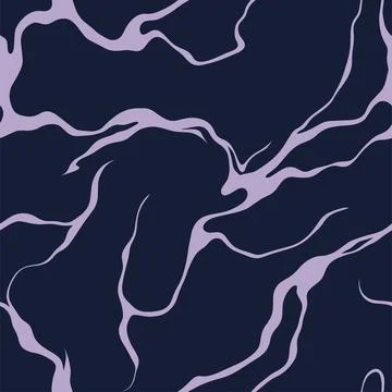 Luxury dark blue abstract background with soft lavender flowing vein lines Stock Illustration