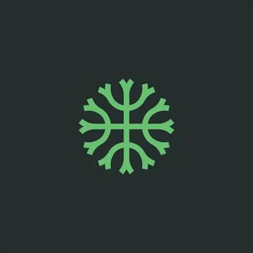 Luxury decorative logo Stock Illustration