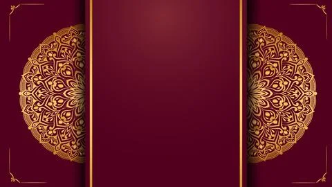 Luxury decorative mandala background vector Stock Illustration