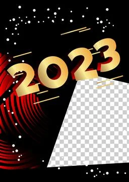 Luxury deluxe 2023 Background vector illustration. Abstract event poster te.. Stock Illustration