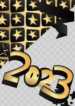 Luxury deluxe 2023 Background vector illustration. Abstract event poster te.. Stock Illustration