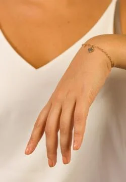 Luxury diamond bracelat Stock Photos