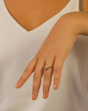 Luxury diamond ring Stock Photos