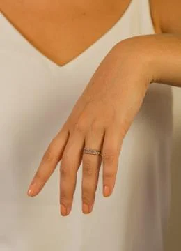 Luxury diamond ring Stock Photos