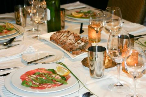 Luxury dinner Foto stock