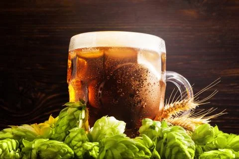 Luxury draft beer Stock Photos