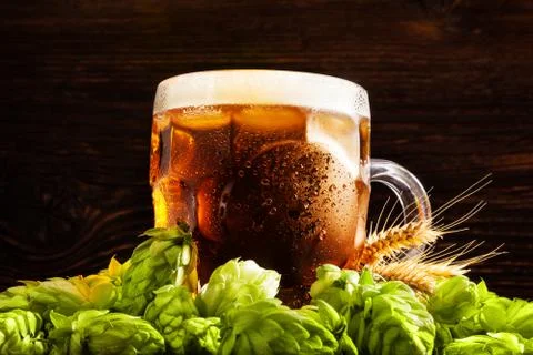 Luxury draft beer Stock Photos