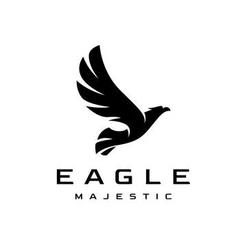 Luxury Eagle Logo Design Stock Illustration