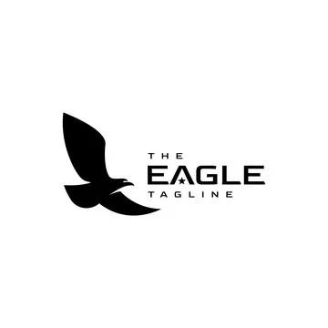 Luxury Eagle Logo Design Template - Vector Illustration. Stock Illustration