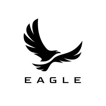 Luxury Eagle Logo Design Template - Vector Illustration. Stock Illustration