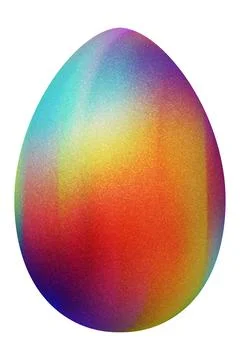 Luxury Easter Egg, Trendy Easter egg, colorful glitter Stock Illustration