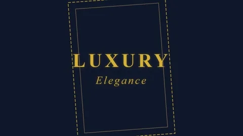 Luxury elegance brand design element. Stock Footage 342390719