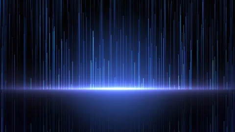 Luxury elegant blue awards background. Stage background of particle lines Stock Footage 304170191