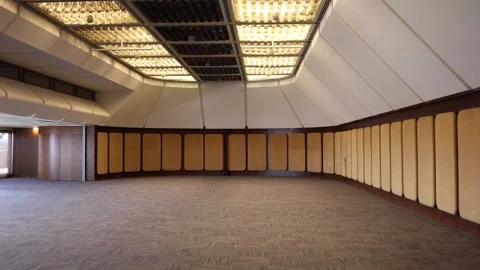 Luxury empty conference hall Video stock 335862148