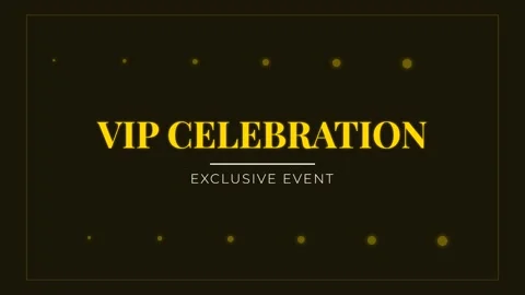 Luxury event background with glowing text overlay for VIP celebration annou.. Stock Footage 336805683