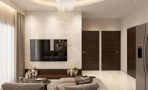 Luxury Fabrics Adding High-End Textiles to Your Living Room Interior Design イラスト素材