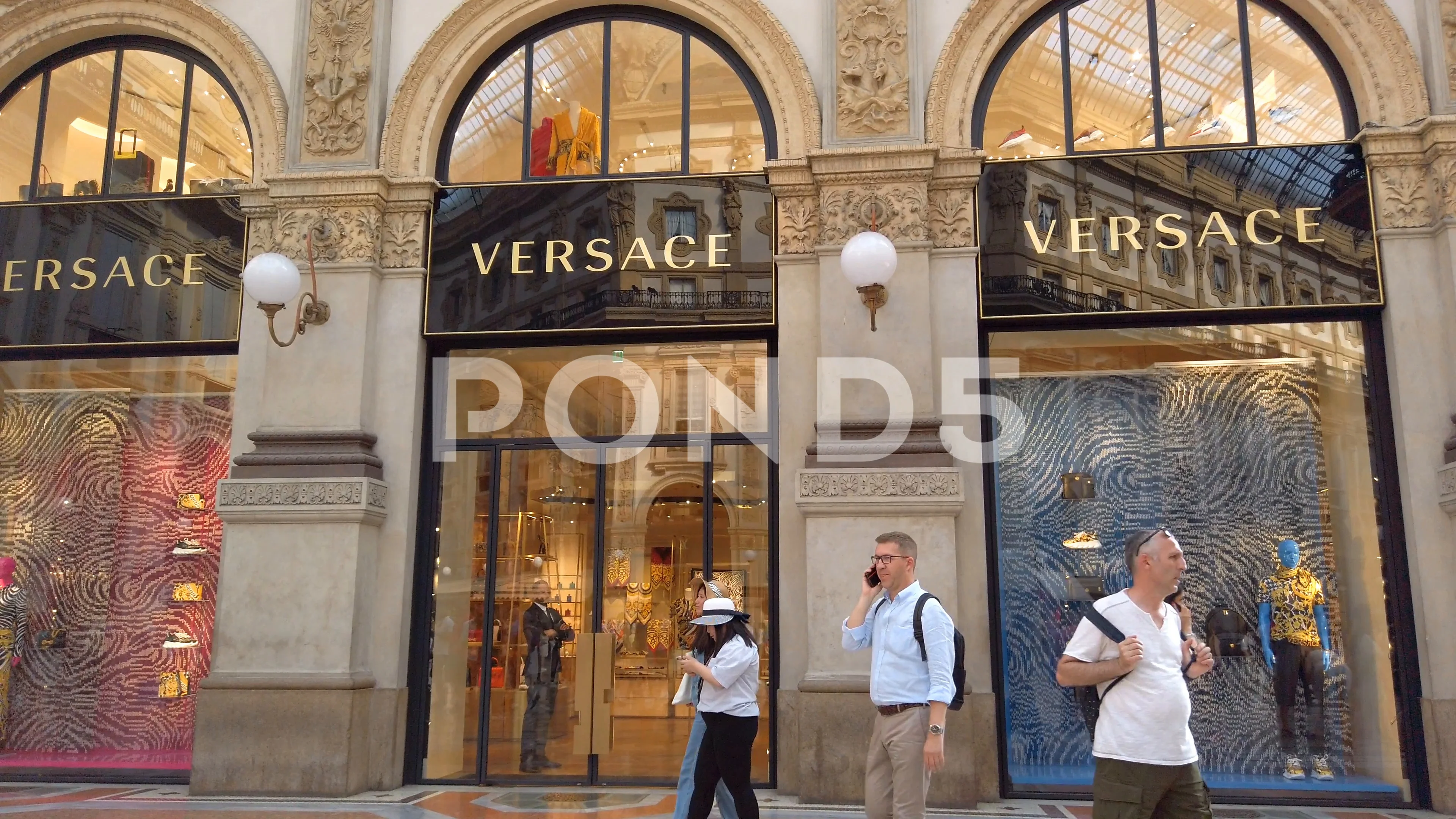 The Prada fashion store in the Galleria Vittorio Emanuele II