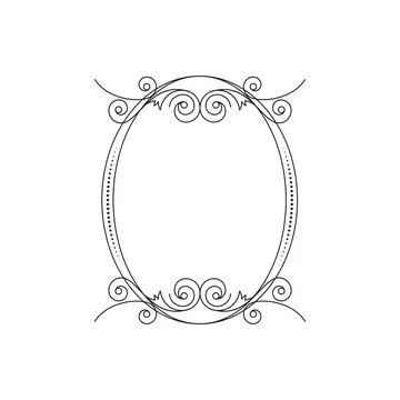 Luxury frames, borders and corners with ornate swirls イラスト素材