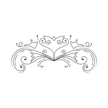 Luxury frames, borders and corners with ornate swirls Illustrazione stock