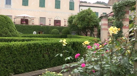 Luxury garden Stock Footage 55977208