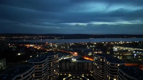 Luxury gated complex Stock Footage 230955361