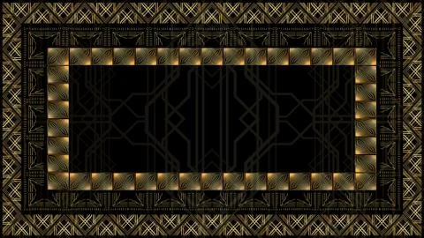 Luxury geometric background with space for text. Vector illustrated vintage w Stock Illustration