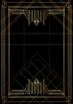 Luxury geometric background. Vector illustrated vintage wedding invitation, g Ilustração Stock