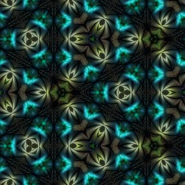 Luxury geometric neon pattern design for tiles, bedsheet, cards, cover printing Stock Illustration