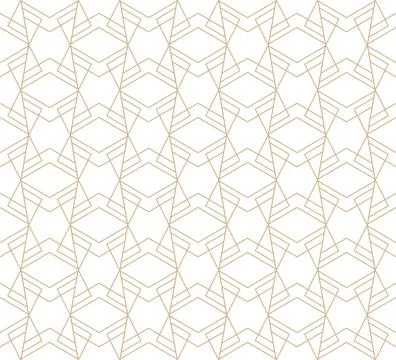 Luxury geometric ornamental pattern. Elegant outline creative rich background Stock Illustration