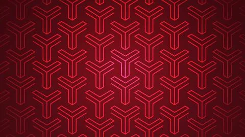 Luxury geometric pattern glowing neon like animated advertisement asset. Be.. Stock Illustration