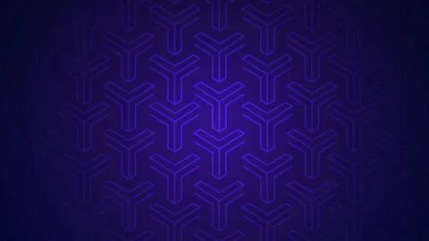 Luxury geometric pattern glowing neon like animated advertisement asset. Be.. Stock Illustration