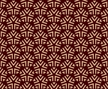 Luxury Geometric Pattern. Vector seamless pattern. Modern linear stylish text 스톡 일러스트