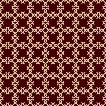 Luxury Geometric Pattern. Vector seamless pattern. Modern linear stylish text Stock Illustration