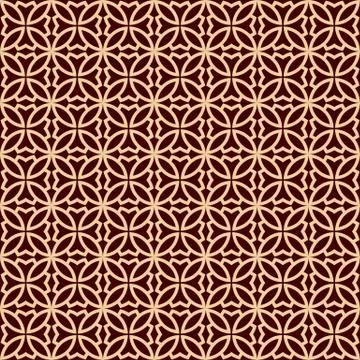 Luxury Geometric Pattern. Vector seamless pattern. Modern linear stylish text Illustrazione stock