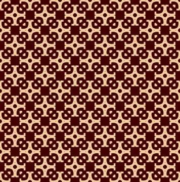 Luxury Geometric Pattern. Vector seamless pattern. Modern linear stylish text Stock Illustration