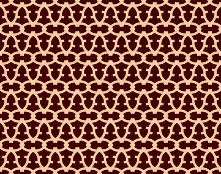 Luxury Geometric Pattern. Vector seamless pattern. Modern linear stylish text イラスト素材