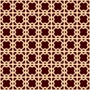 Luxury Geometric Pattern. Vector seamless pattern. Modern linear stylish text Stock Illustration