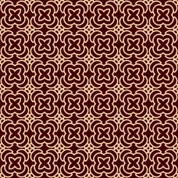 Luxury Geometric Pattern. Vector seamless pattern. Modern linear stylish text Stock Illustration