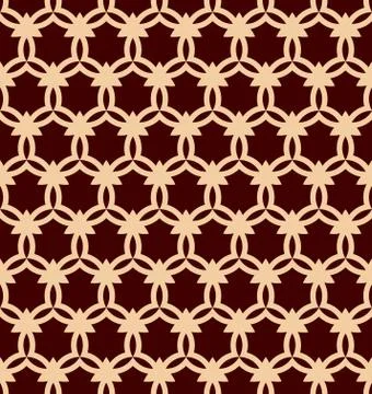 Luxury Geometric Pattern. Vector seamless pattern. Modern linear stylish text Stock Illustration