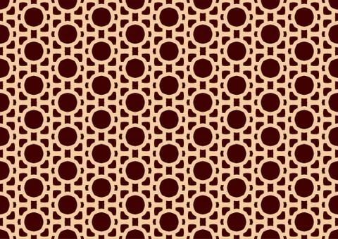 Luxury Geometric Pattern. Vector seamless pattern. Modern linear stylish text 스톡 일러스트