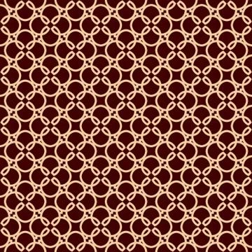 Luxury Geometric Pattern. Vector seamless pattern. Modern linear stylish text Illustrazione stock