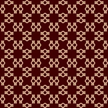 Luxury Geometric Pattern. Vector seamless pattern. Modern linear stylish text Stock Illustration