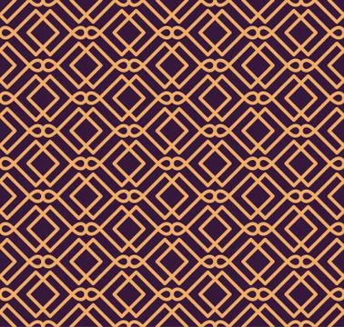 Luxury Geometric Pattern. Vector seamless pattern. Modern linear stylish text イラスト素材