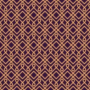 Luxury Geometric Pattern. Vector seamless pattern. Modern linear stylish text 스톡 일러스트