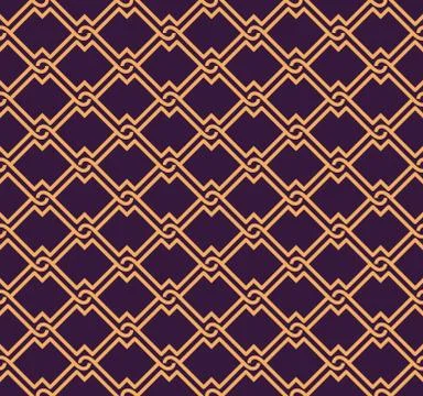 Luxury Geometric Pattern. Vector seamless pattern. Modern linear stylish text イラスト素材