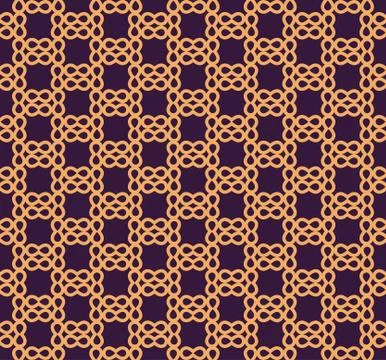 Luxury Geometric Pattern. Vector seamless pattern. Modern linear stylish text Stockillustratie